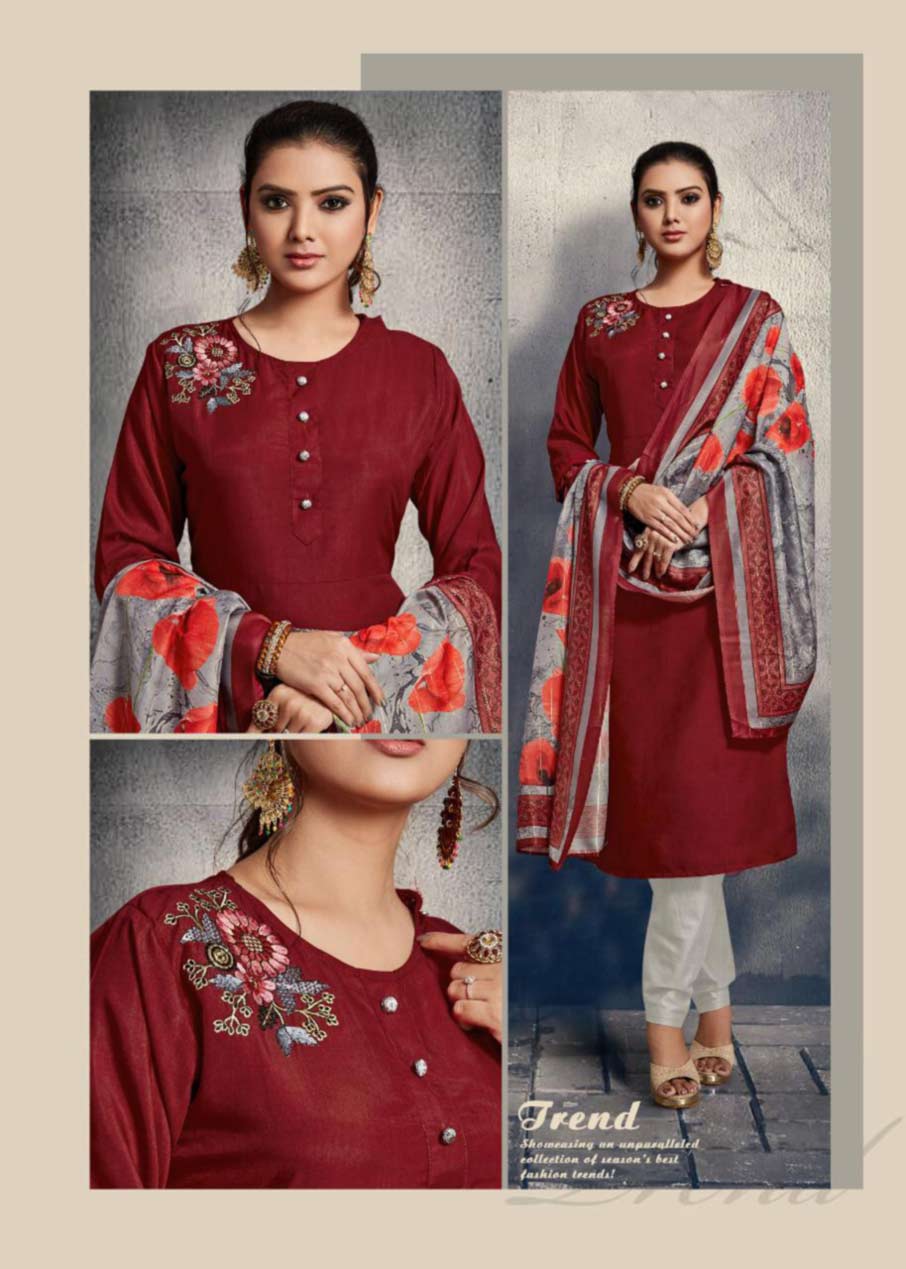 Kalakari Chigi Wigi Vol-15 Zari Dupatta Kurti Kalakari Chigi Wigi Vol-15 Zari Dupatta Kurti